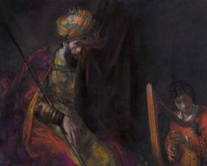 Saul and David *oil on canvas *130 x 164.5 cm *circa 1651 - 1654 and circa 1655 - 1658